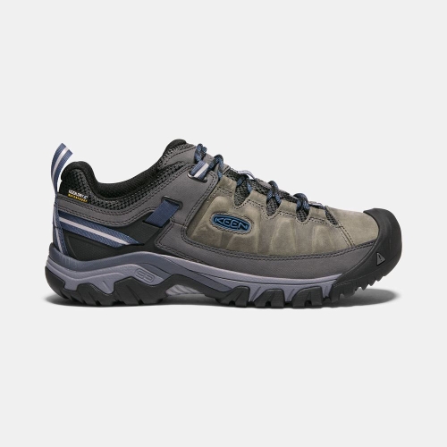 Chaussures Keen Soldes | Chaussure Randonnée Keen Targhee III Waterproof Homme Vert Olive Noir (FRA538612)